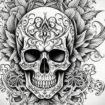 tatouage de tête de mort