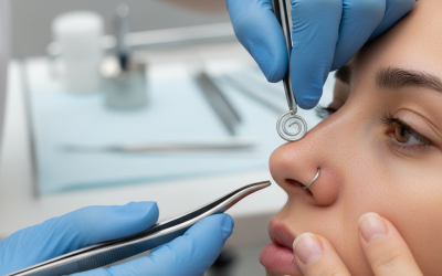 Piercing nez en spirale : conseils et précautions à suivre