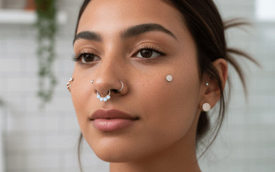 Piercing au nez: style, entretien et types expliqués