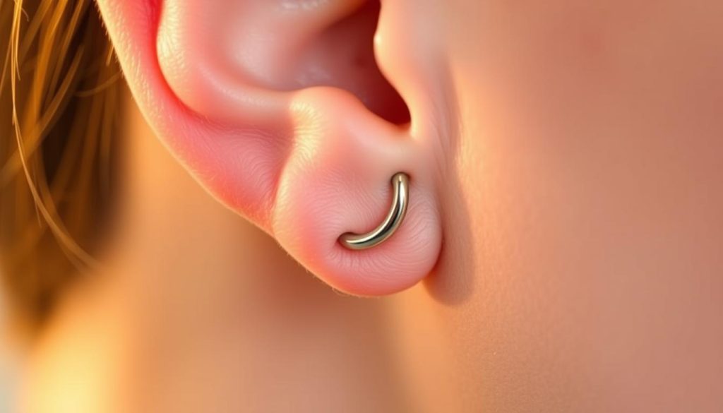 piercing hélix confortable