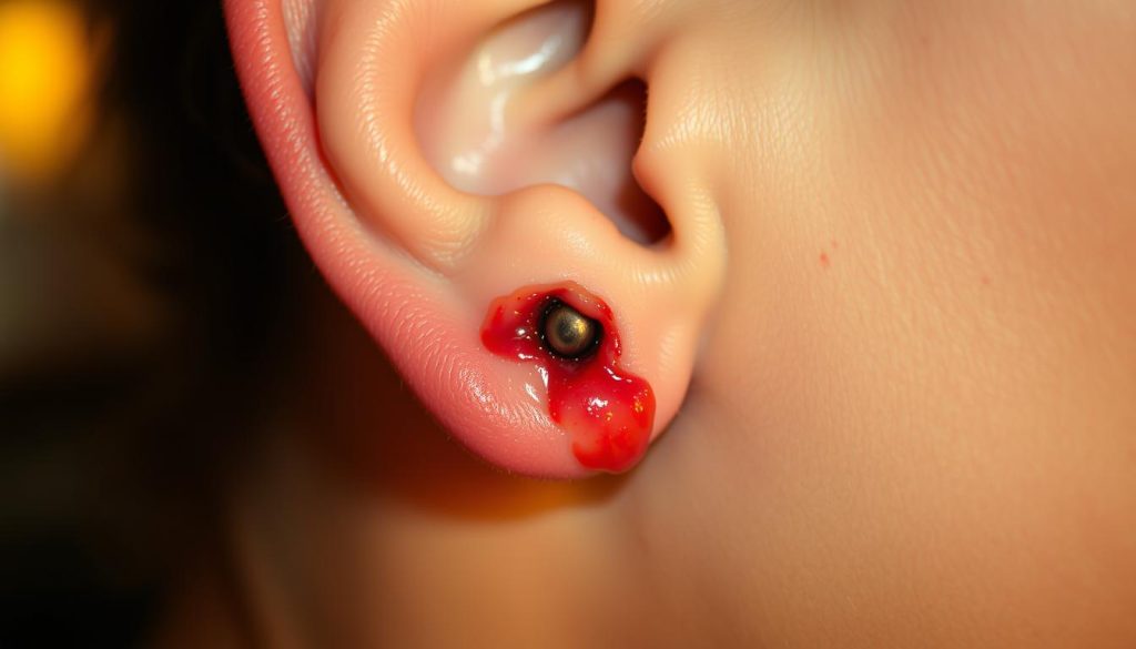 piercing hélix infection