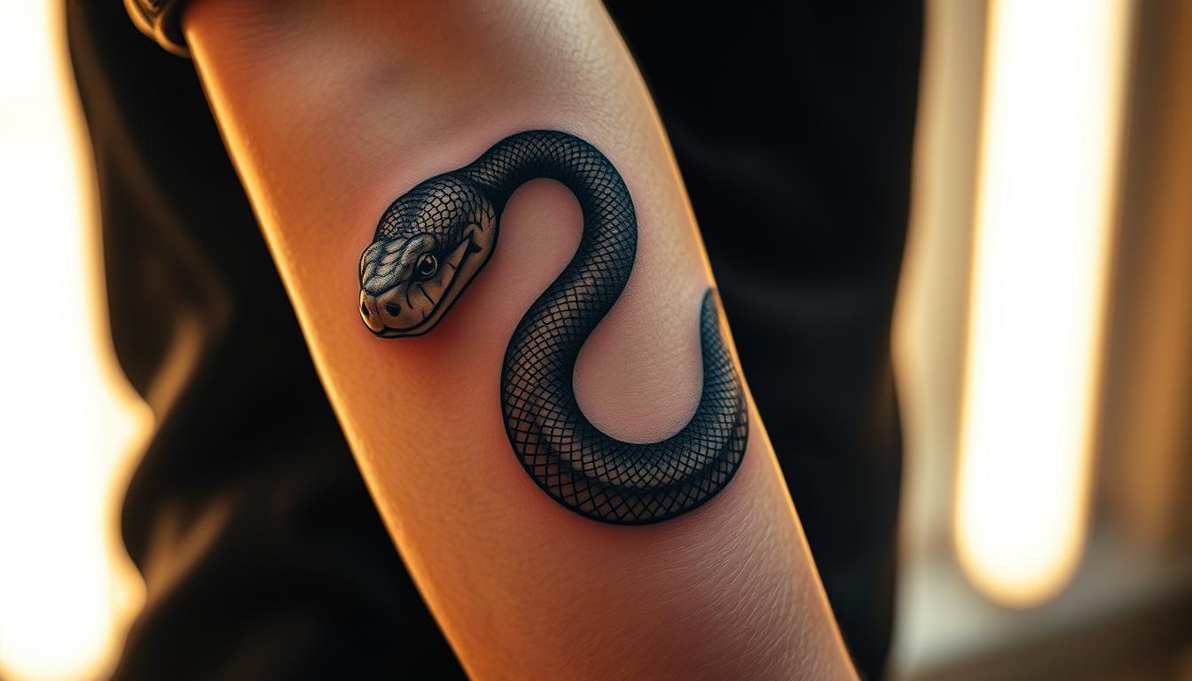 Découvrez quelle est la signification d’un tatouage de serpent