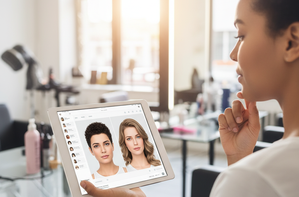 Choisir sa Coupe de Cheveux avec un Simulateur en Ligne