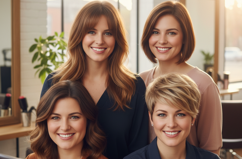 Coupes de cheveux idéales pour visage rond : Guide utile
