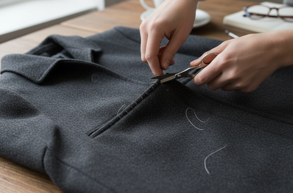Découdre les poches de manteau: quand et pourquoi ?