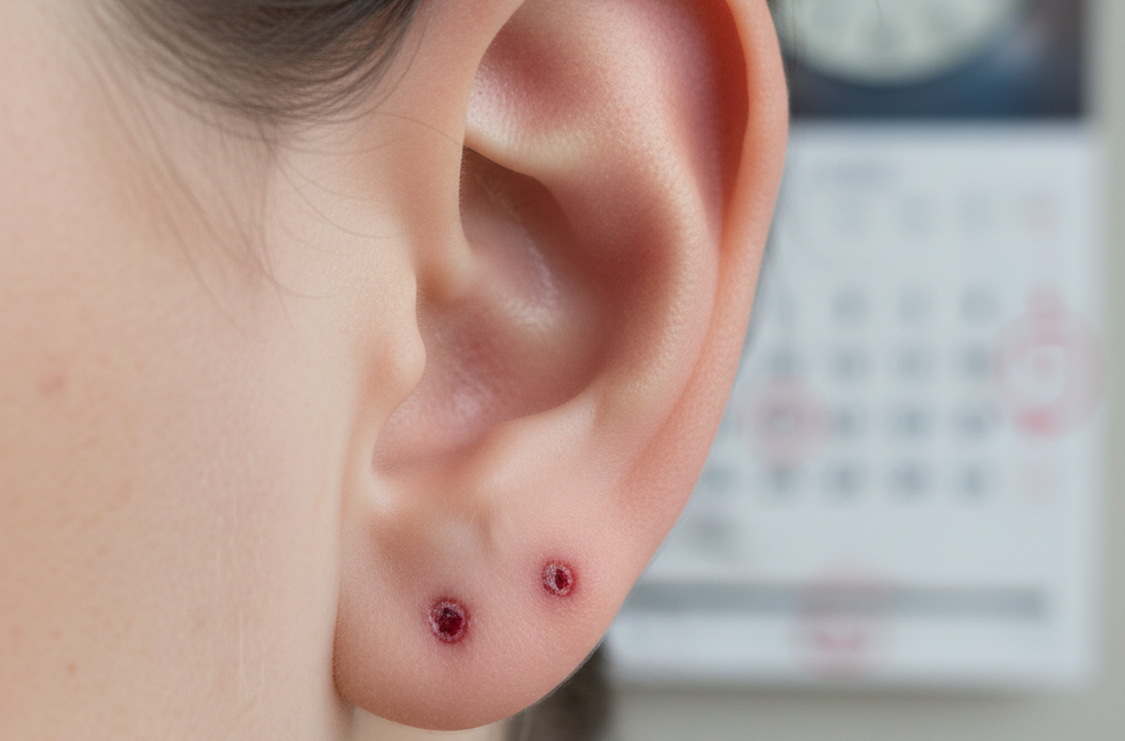 Durée et facteurs de rebouchage des piercings