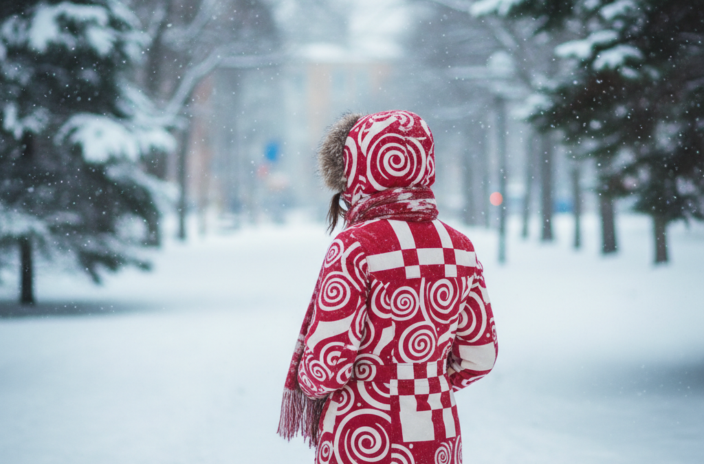 Exploration de « Dans son manteau rouge et blanc »