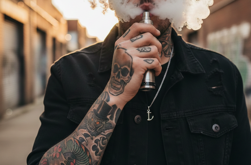 Peut on vapoter avant de se faire tatouer ?