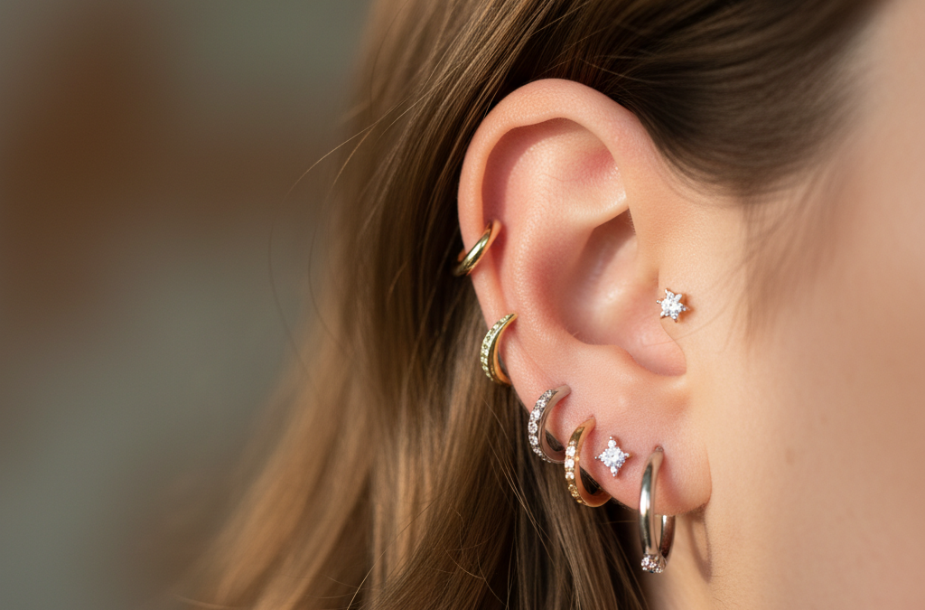 Piercing Helix: Guide Complet des Soins et Bijoux