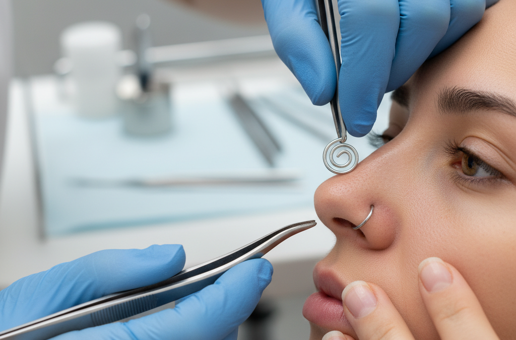 Piercing nez en spirale : conseils et précautions à suivre