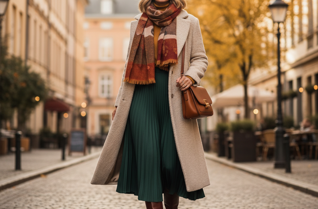 Quel manteau choisir pour assortir une jupe longue ?