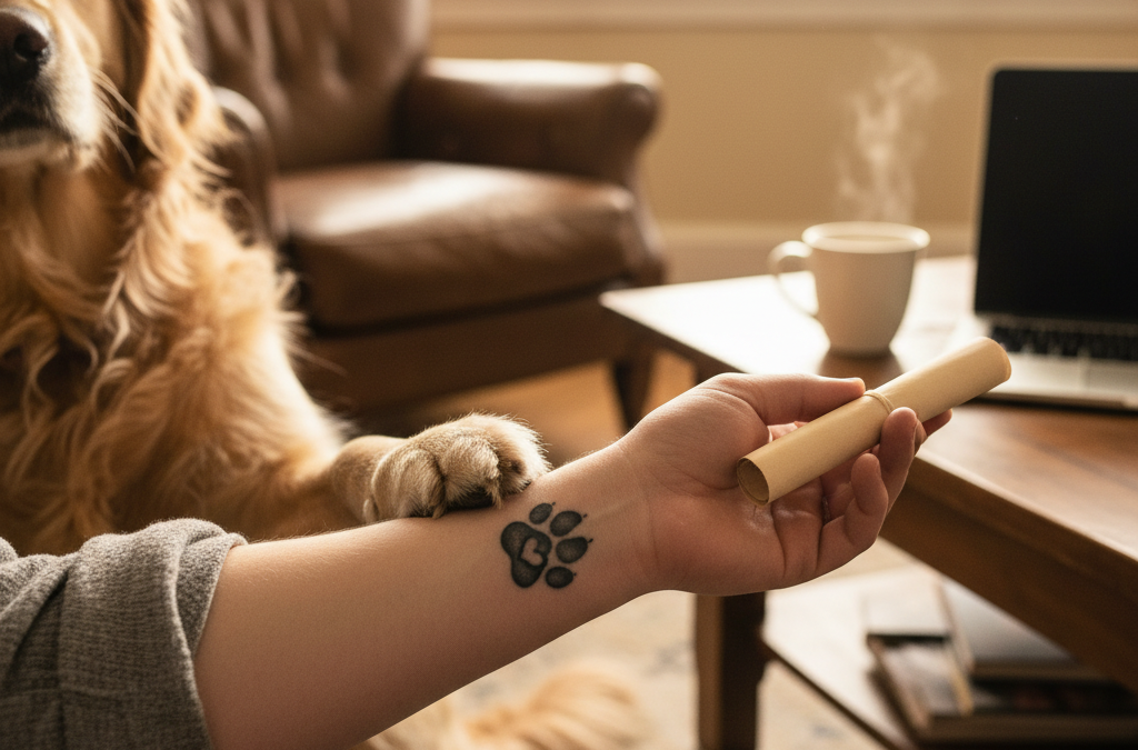 Tatouage Patte de Chien : Signification et Styles Populaires