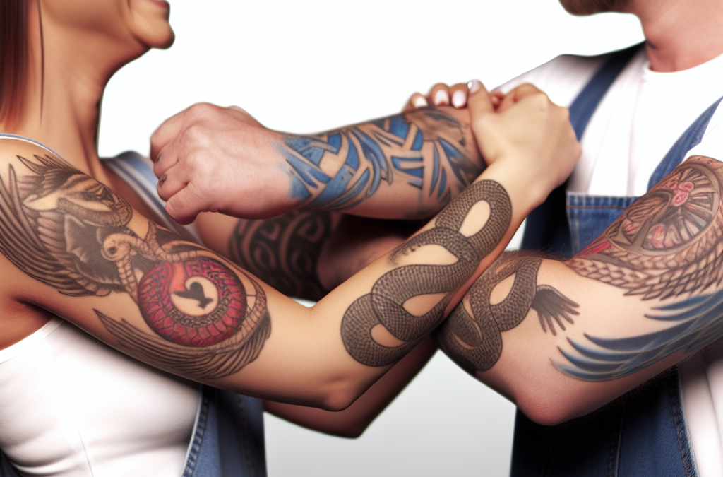 Tatouages de couple : symbole d&rsquo;amour éternel