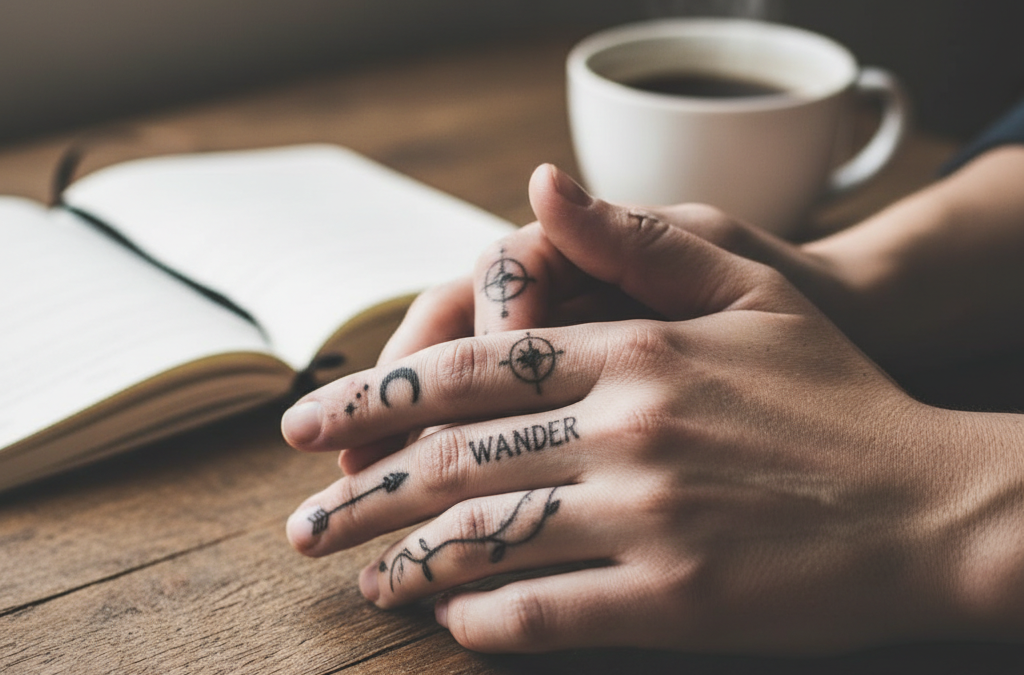 Tatouages sur les doigts : styles, conseils et entretien