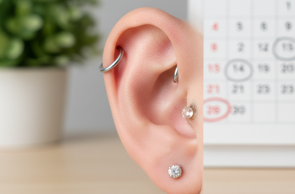 Cicatrisation Piercing Oreille: Guide, Conseils et Temps