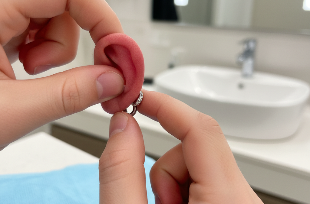 Comment Retirer un Piercing Helix en Toute Sécurité