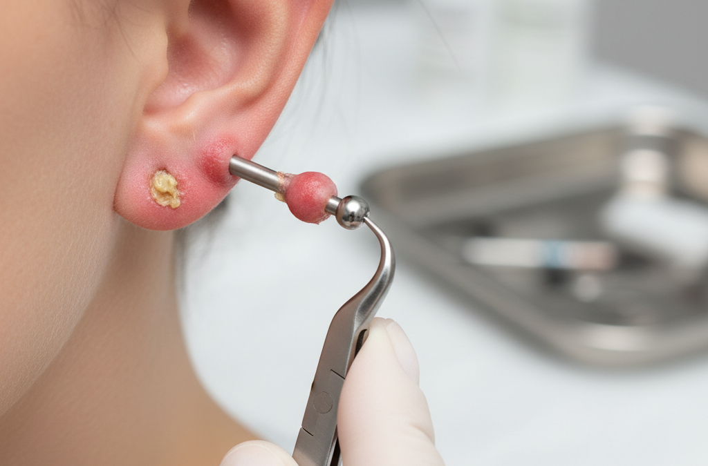 Enlever un Piercing Infecté: Conseils et Précautions