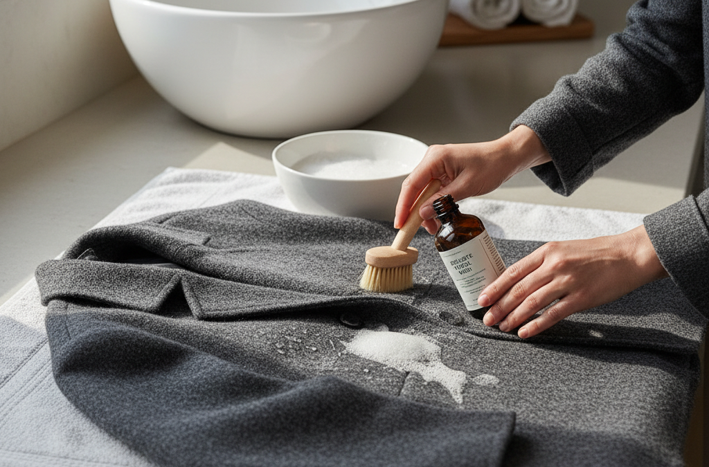 Laver et entretenir un manteau en laine efficacement