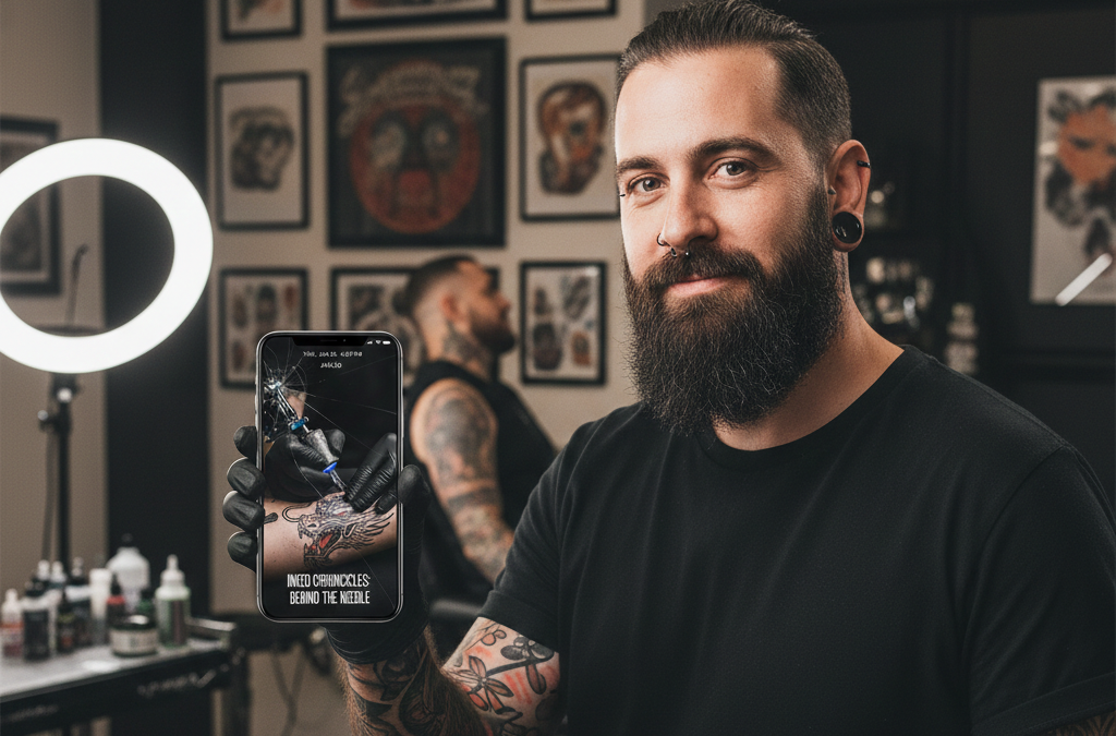 Ce que les tatoueurs gardent sur leurs téléphones
