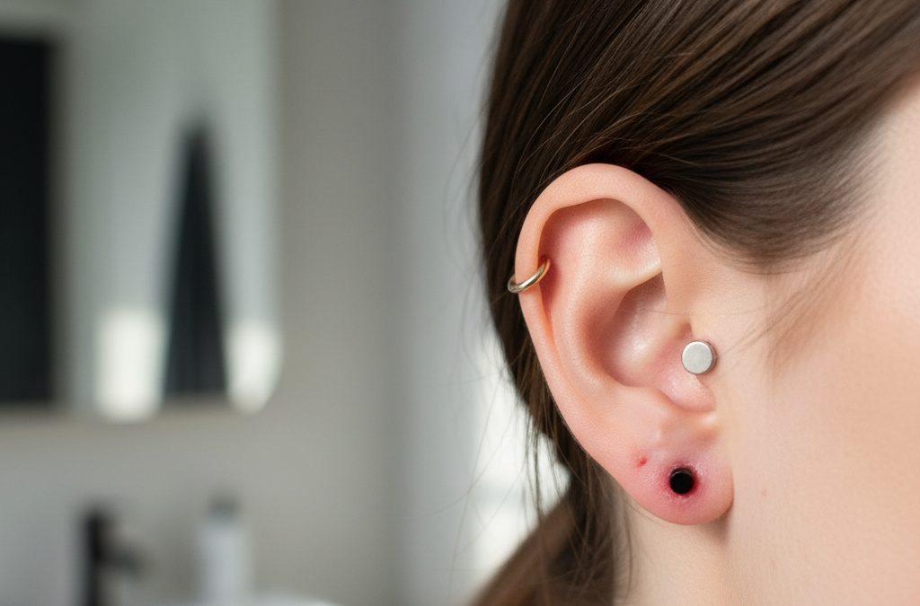 Piercing : Détecter une cicatrisation réussie