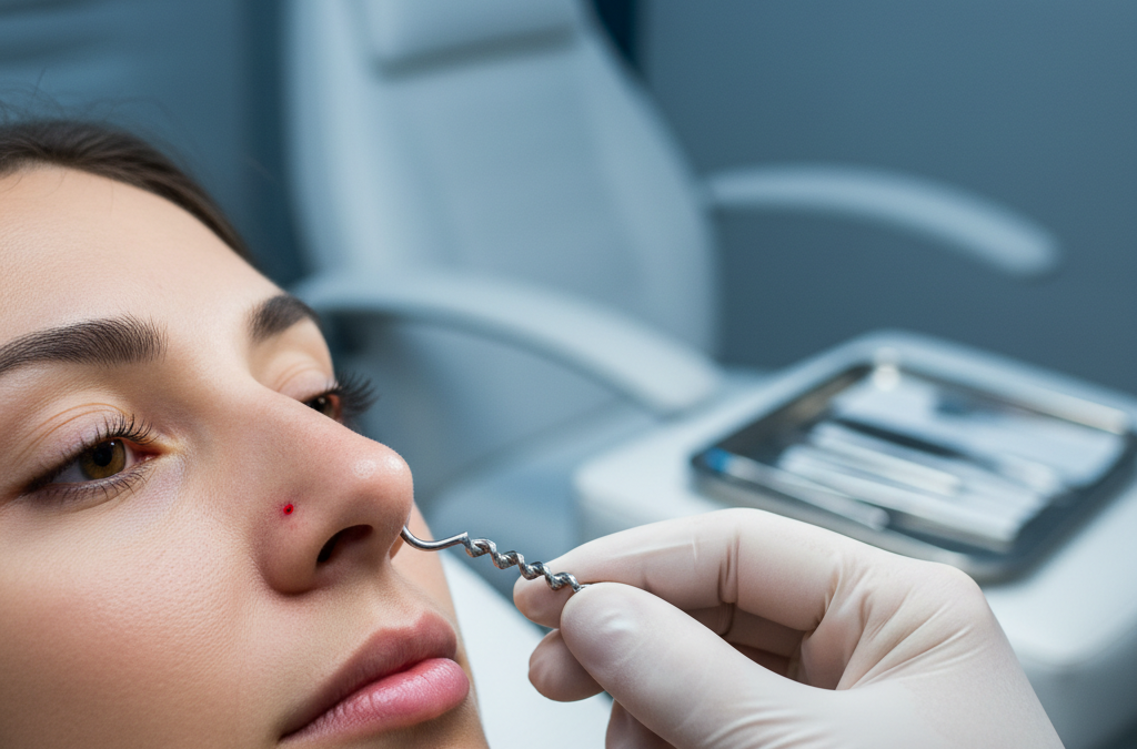Piercing nez tire-bouchon : guide complet et astuces