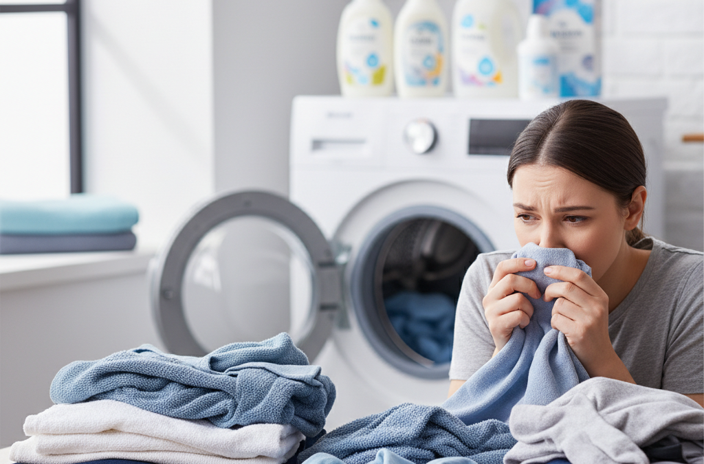 Pourquoi mon linge ne sent-il pas la lessive ? Solutions ici !