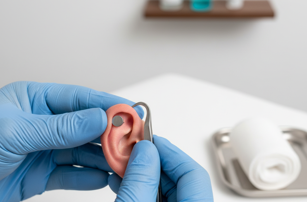 Retirer un piercing plat en toute sécurité : guide complet