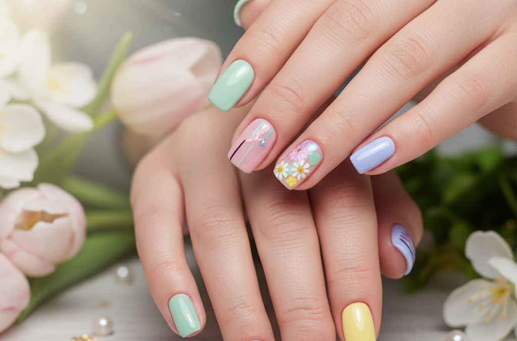 Tendances Ongles Gel Printemps 2025: Couleurs et Motifs