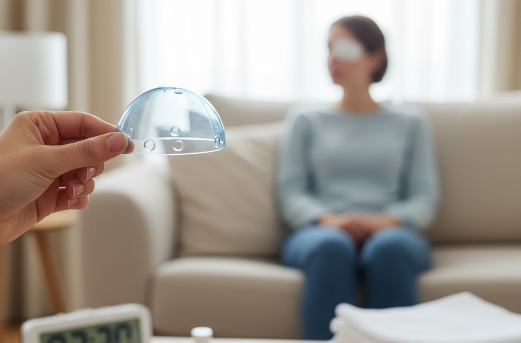 Utilisation de la coque après chirurgie de cataracte : durée ?