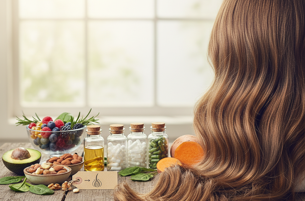 Vitamines Essentielles pour des Cheveux Sains et Vigoureux