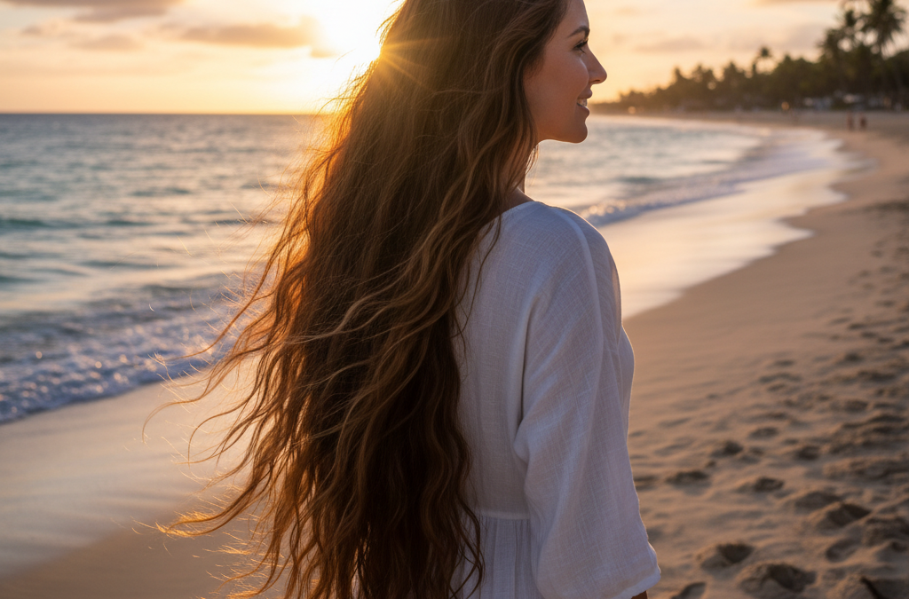 Cheveux longs : Alimentation et soins pour booster la pousse