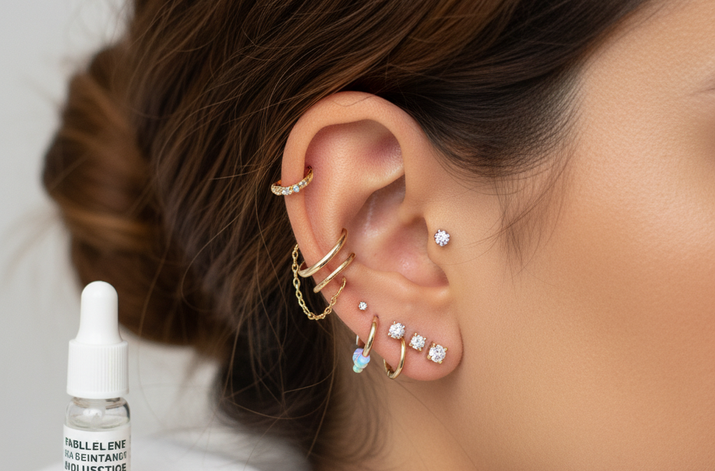Options et soins des piercings oreille : Guide complet
