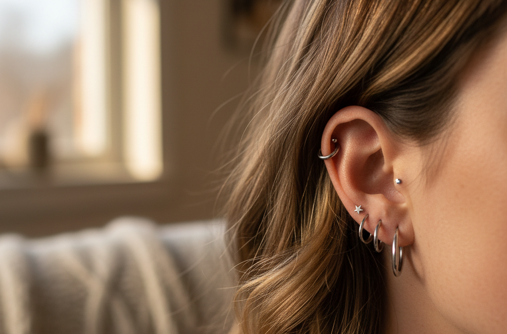 Piercing Anti Hélix : Style et Conseils Essentiels