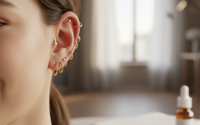 Piercing d’Oreilles : Style, Types et Conseils d’Entretien